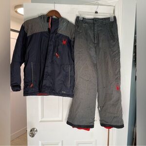 SPYDER BOYS MATCHING SNOW PANTS AND COAT - 12/14